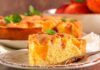 Torta ricotta e pesche