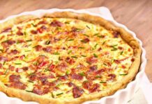 Torta salata mediterranea,