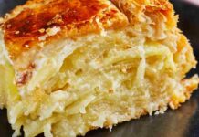 Torta salata patate e cipolle