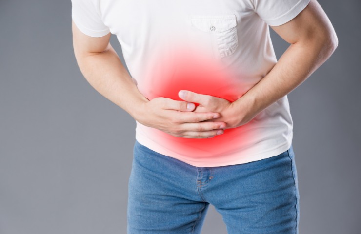 Raffigurazione di gastroenterite in atto