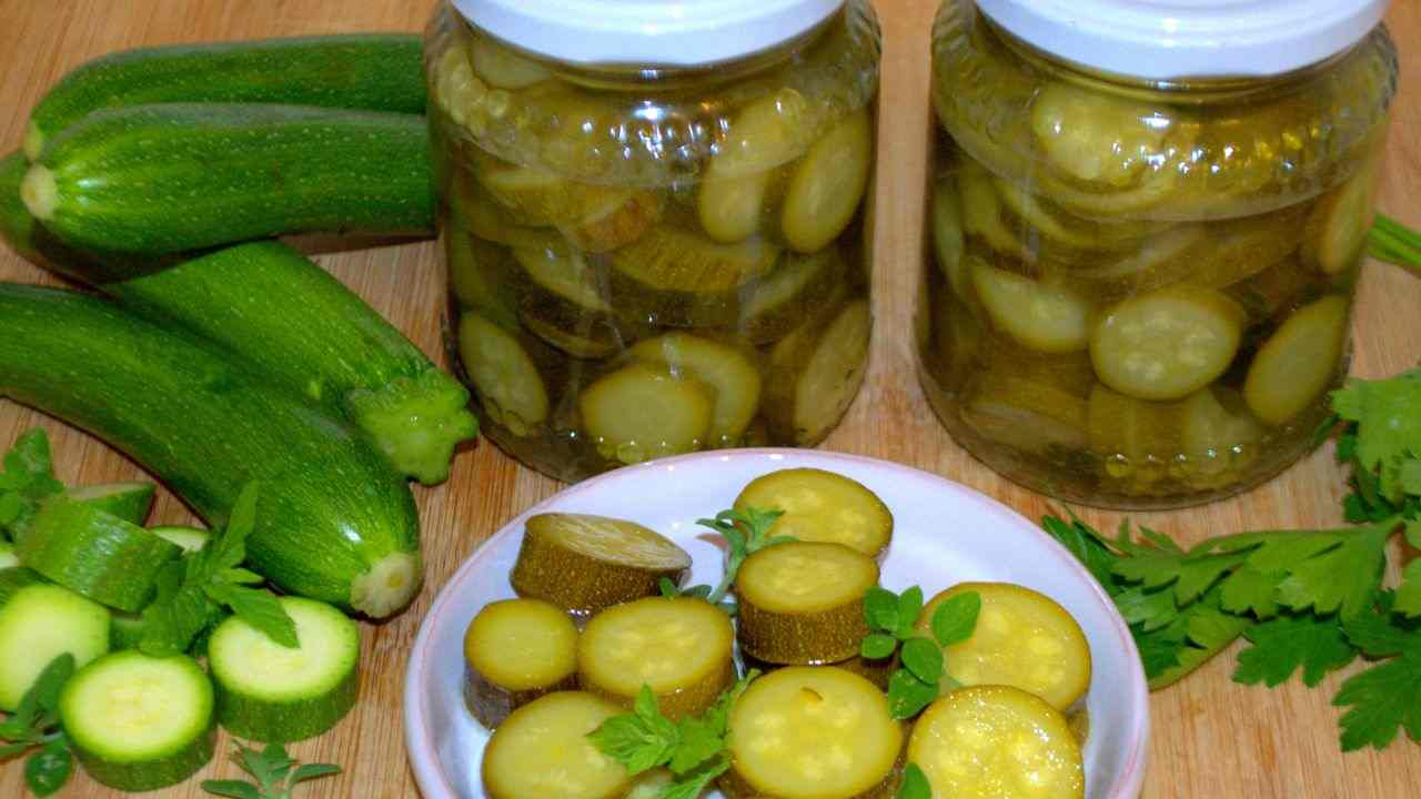 Zucchine sott'olio