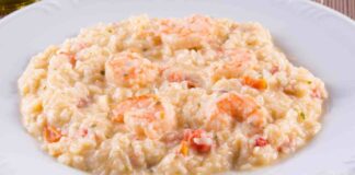 risotto cremoso gamberi ricettasprint