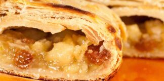 Apple pie in sfoglia