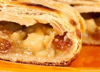 Apple pie in sfoglia