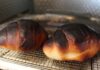 Due brioches bruciate in forno