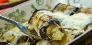 Cannelloni di melanzane al formaggio