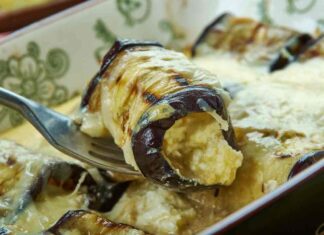 Cannelloni di melanzane al formaggio