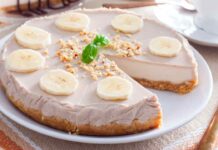 Cheesecake alla banana