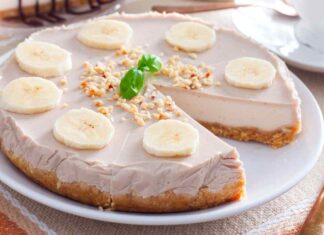 Cheesecake alla banana