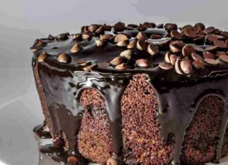 Chiffon cake con ganache -Ricettasprint.it