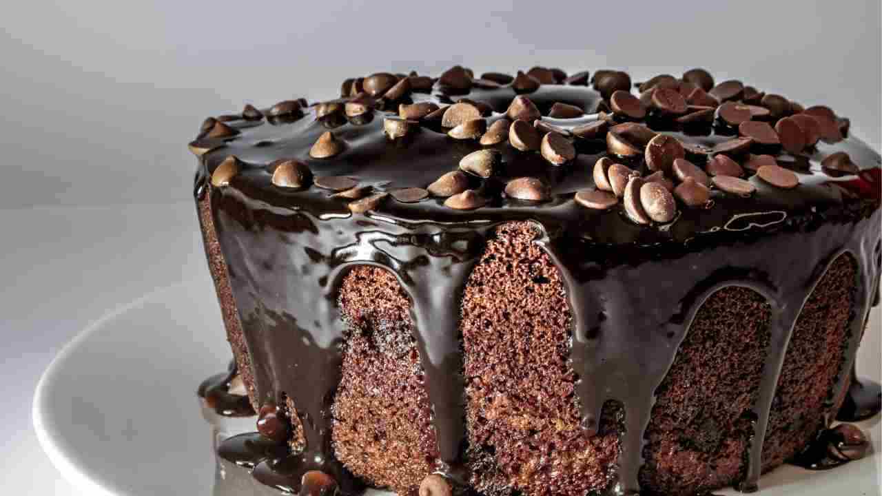 Chiffon cake con ganache -Ricettasprint.it