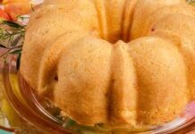 Ciambella al mascarpone e pesche - Ricettasprint.it