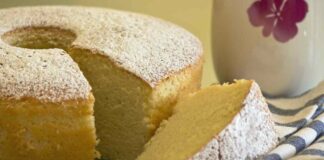 Ciambellone del bar senza zucchero - Ricettasprint.it