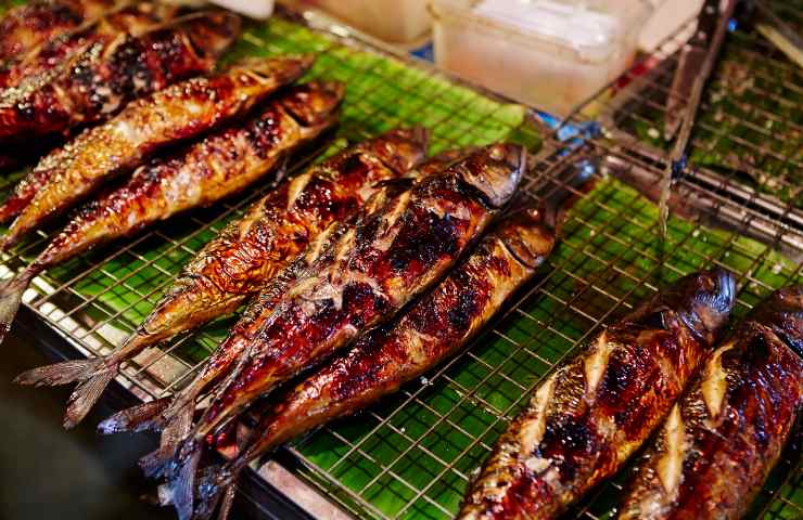 Pesce appena grigliato