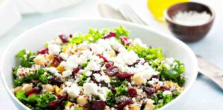 Cous cous con legumi e feta - Ricettasprint.it 