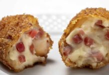 Crocchette di latte e pancetta