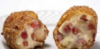 Crocchette di latte e pancetta