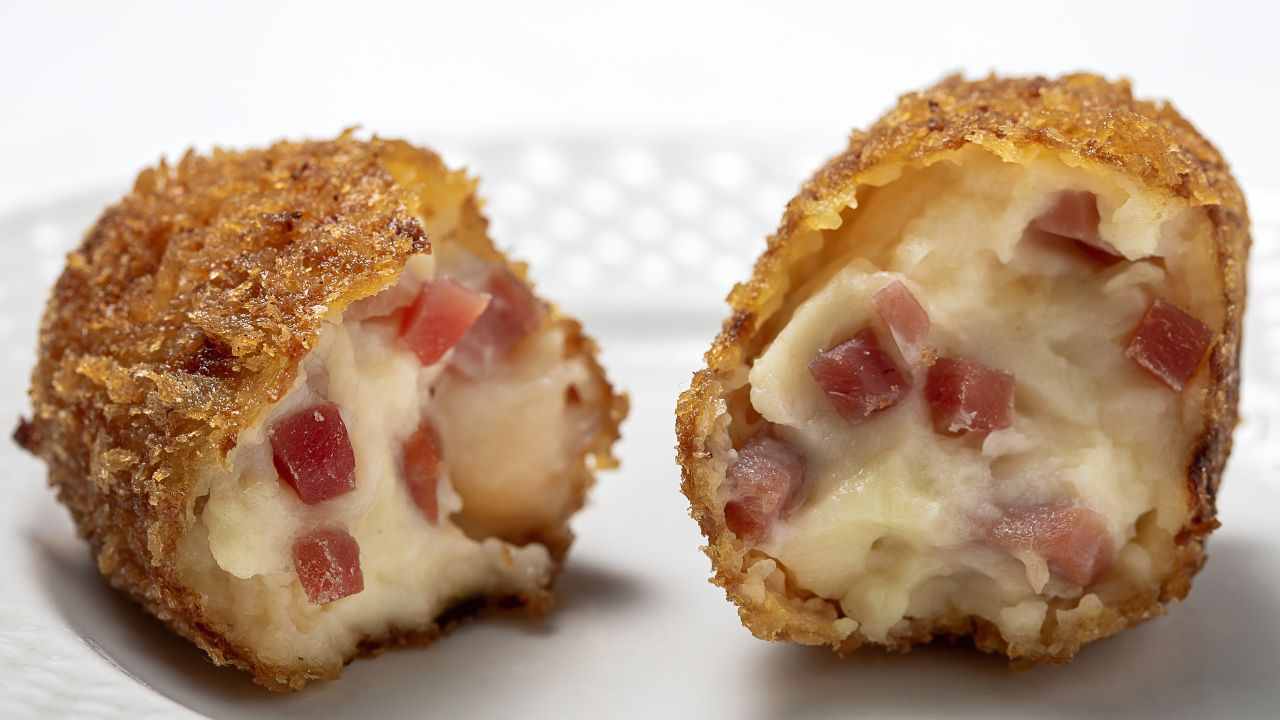 Crocchette di latte e pancetta