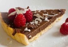 La versione al cioccolato non te la puoi perdere e ti dico pure come fare per non far indurire il cioccolato Crostata al cioccolato che si scioglie in bocca - Ricettasprint.it