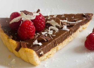 Crostata al cioccolato che si scioglie in bocca - Ricettasprint.it