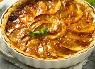 Crostata pesche della nonna - Ricettasprint.it