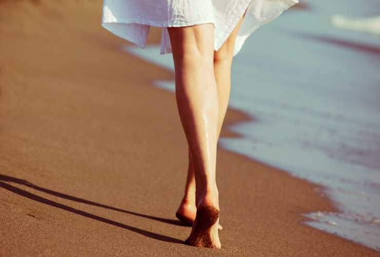 Fai questo per i tuoi piedi dopo il mare - RicettaSprint