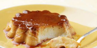 Flan cocco e caramello