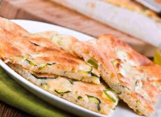 Focaccia con zucchine - RicettaSprint