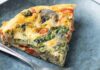 Frittata di ricotta con spinaci e pomodorini