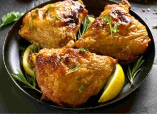 Il pollo che bontà, mia nonna lo infornava così e la casa si inondava di un profumo da acquolina. Croccante e agrumato, wow. ricettasprint.it.