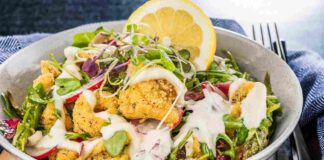 Insalata con calamari panati - Ricettasprint.it
