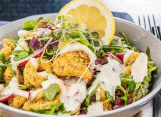 Insalata con calamari panati - Ricettasprint.it