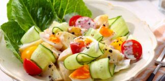 Insalata pomodori zucchine uova - Ricettasprint.it