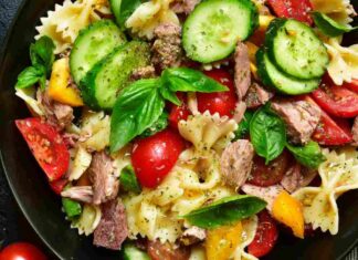 Insalata di pasta con tonno e verdure - Ricettasprint.it