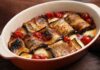 Involtini di melanzane provola e pomodorini