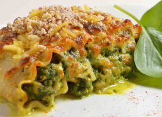 Lasagne con zucchine e pancetta
