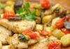 Merluzzo al forno con patate e pomodorini