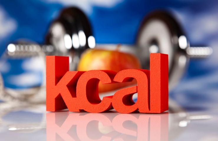 La scritta kcal