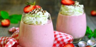 Mousse di fragole ricettasprint.it