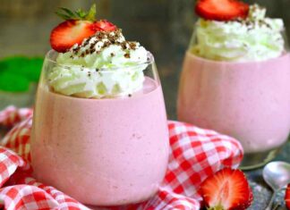 Mousse di fragole ricettasprint.it
