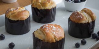 Muffin brioche ai mirtilli - Ricettasprint.it