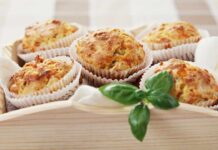 Muffin prosciutto e scamorza