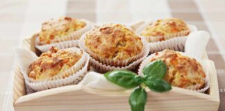 Muffin prosciutto e scamorza