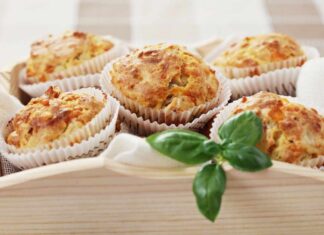 Muffin prosciutto e scamorza