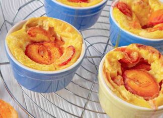 Mug cake light all'albicocca
