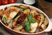Parmigiana di melanzane alla caprese, ci metti la metà del tempo ma ugualmente buona, ma devi metterci questo dentro Parmigiana di melanzane alla caprese - Ricettasprint.it
