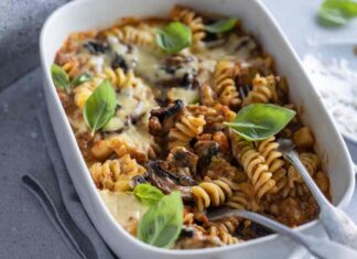 Pasta al forno alle melanzane