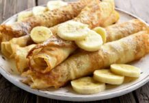 Pastella per crepes alla banana