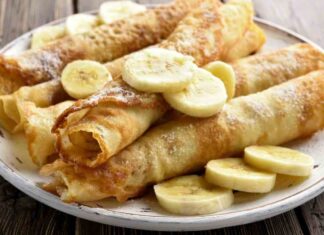 Pastella per crepes alla banana