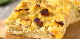 Pizza focaccia patate salsicce - Ricettasprint.it